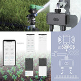 WiFi Bluetooth-compatible 2 Outlet Garden Water Timer Wireless