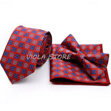 45 Color Paisley Geometry Striped 7.5cm Tie Set