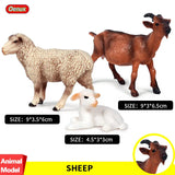 Oenux Farm House Model Action Figures Farmer Motorcycle