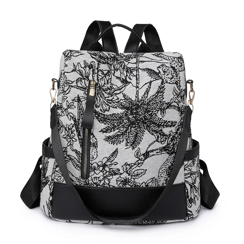 New Multifunction Backpack Women Waterproof Oxford Bagpack Female