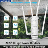 Wavlink AC1200/600/300 Outdoor Waterproof Wireless WiFi Repeater AP/WiFi