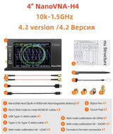Spectrum Anslyzer NanoVNA-H4 Vector Network Antenna Analyzer 10KHz-1.5GHz