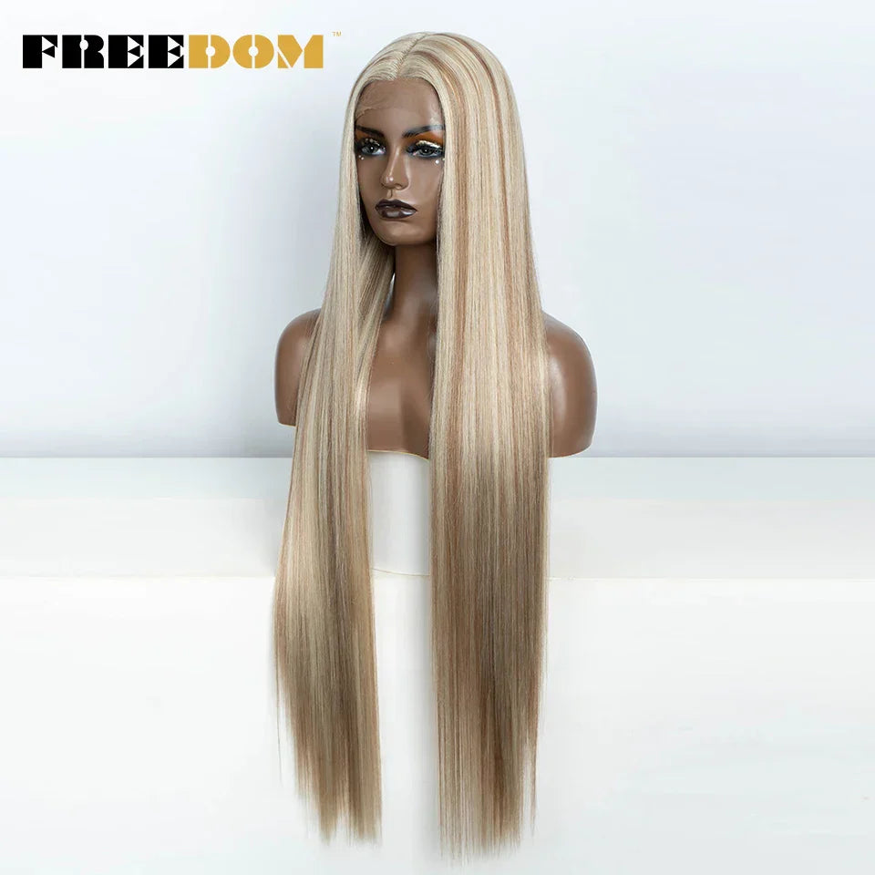 FREEDOM Synthetic Lace Frontal Wig For Women 38