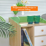 Night Stand, Bedside Table with Drawers Mid Century