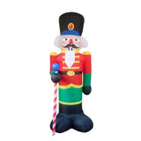 2.4M Inflatable Nutcracker Soldier Outdoors Christmas Decorations Home