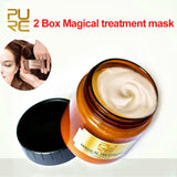 2PCS/Lot PURC Magical Treatment Hair Mask Keratin Straighten