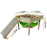 Guinea Pig Hammock With Platform Stairs Wooden Hamster
