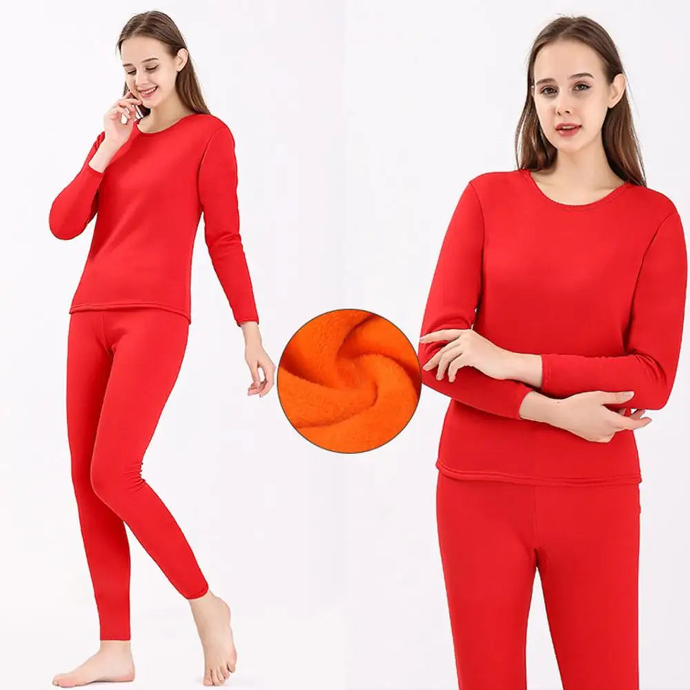 Men Thermal Underwear Set Unisex Winter Warm Underwear