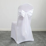 10PCS 17x275cm Sage Green Satin Chair Sashes Bows