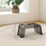 Household Living Room Tea Table Transparent Low Stool