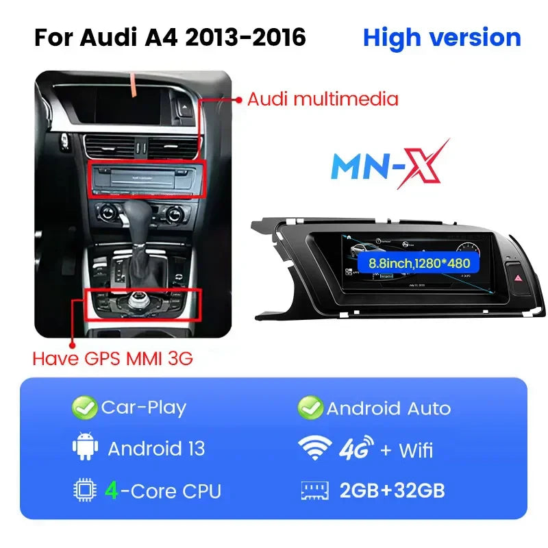 Android 13 CarPlay Auto Radio Intelligent System