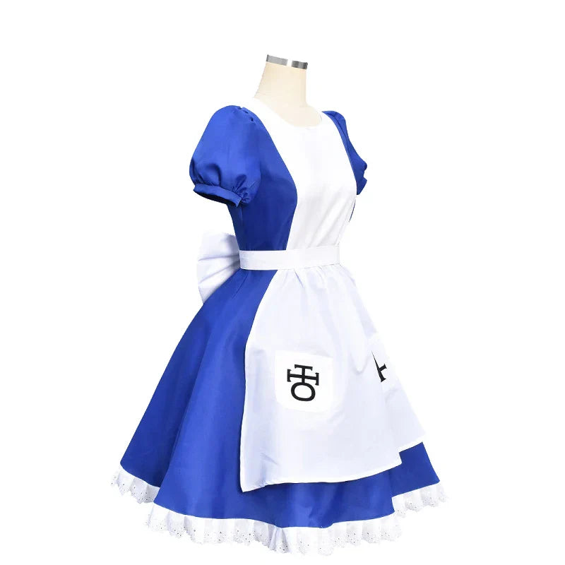 Game Alice Madness Returns Cosplay Costume Halloween Maid