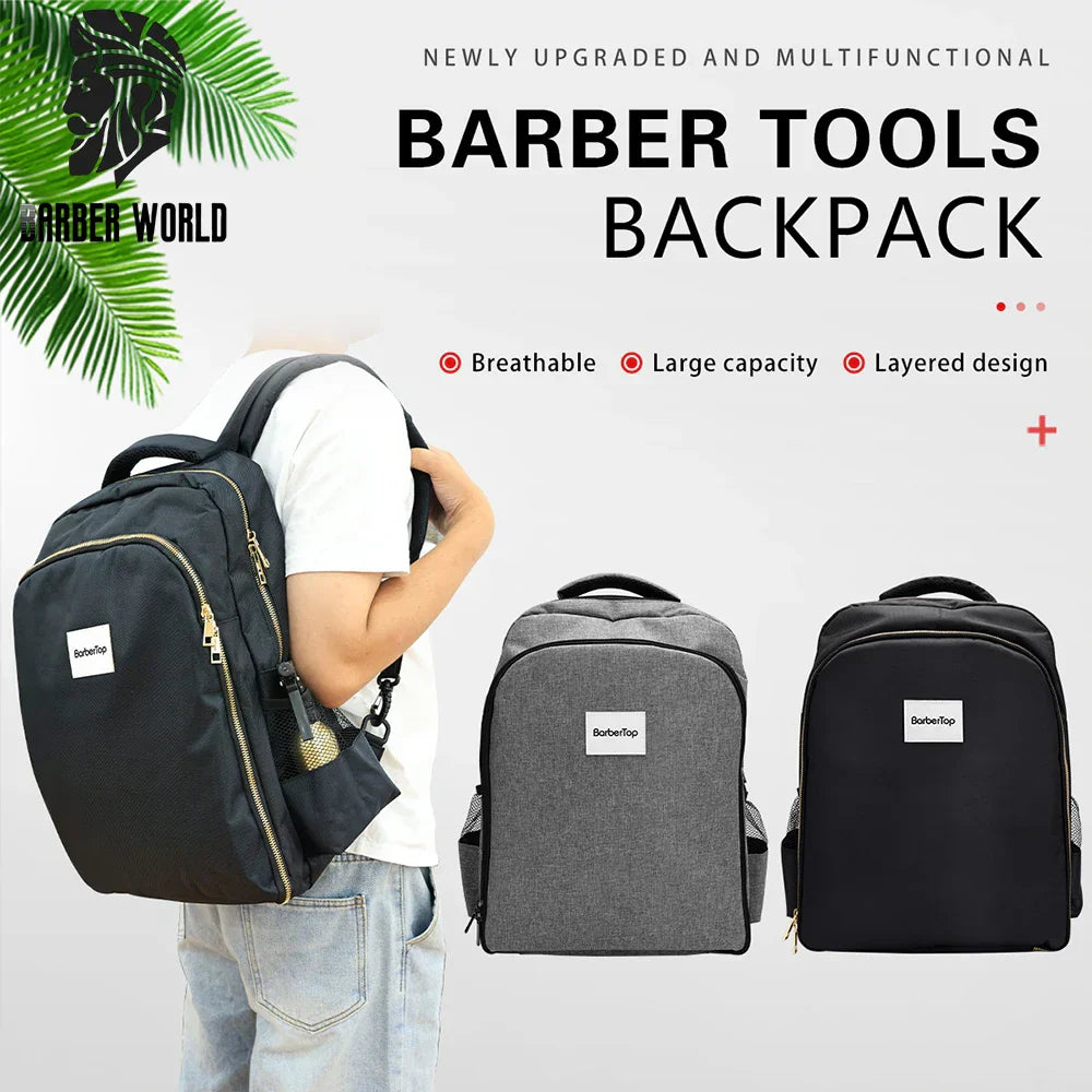 Barber Backpack Portable Hairstylist Tools Bag Large Multifunctional