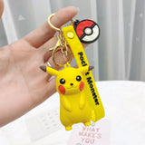 Pokemon Keychain Anime Figures Pikachu Cartoon Key Chain