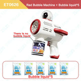 Children Bubble Gun Toy Astronaut Fully Automatic Bubble