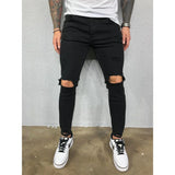 High Quality Stretch Elastic Skinny Jeans Men European