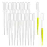 100pcs Plastic Disposable Transfer Pipettes Graduated Pipettors Calibrated