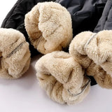 Down Pants Winter Lambswool Sweatpants Velvet Thicken Fleece