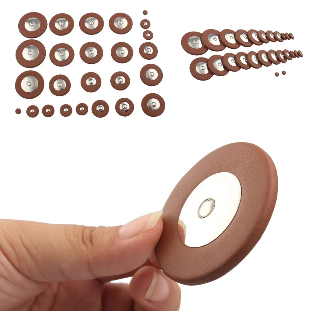 Saxophone Pads Universal Button Leather Pads Woodwind Instrument