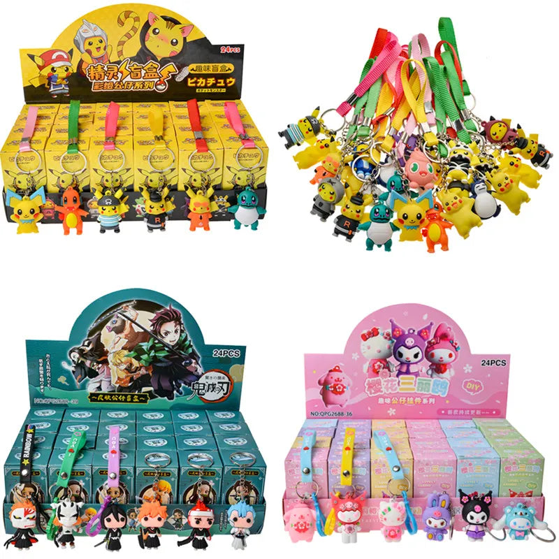 Hot Sale 24Pcs/Set Anime Sanrio Hello Kitty Kuromi