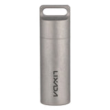 Mini Titanium Pill Case Waterproof Portable Ultralight Pill