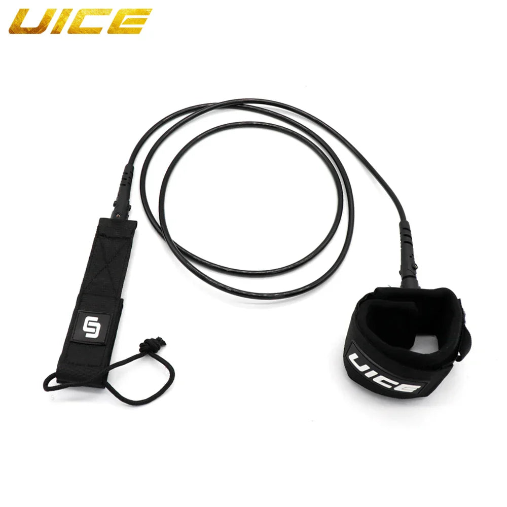 Surf Leash Surfboard Leash Full Paddle Board Black