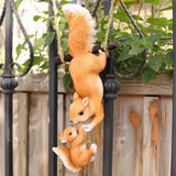 1pc Creative Climbing Rope Squirrel Figurine - Perfect