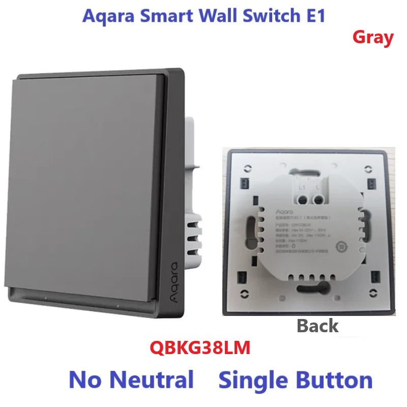 New Aqara Smart Wall Switch E1 ZigBee 3.0