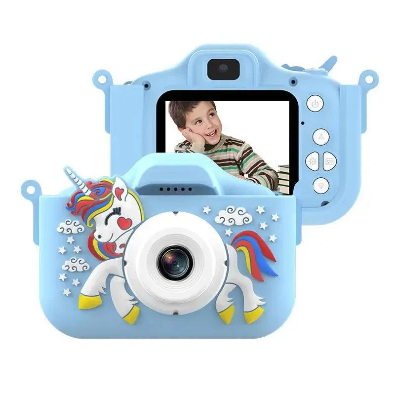 Children's Camera Unicorn Cartoon Digital Camera Animal Toy