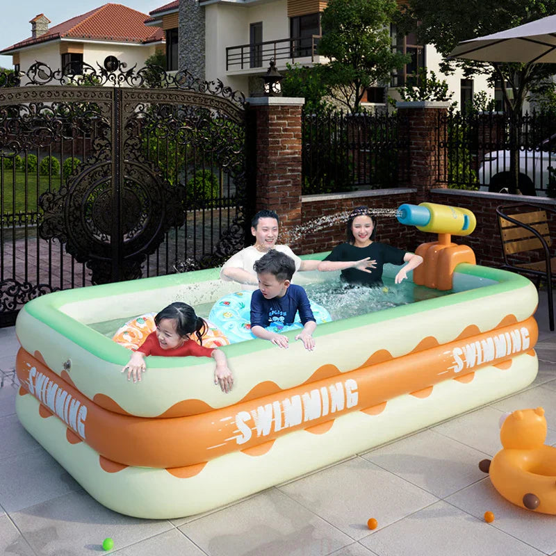 1.3M Baby Kids Swimming Pool Inflatable Summer Water