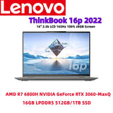 Lenovo ThinkBook 16p Laptop AMD Ryzen 7 6800H
