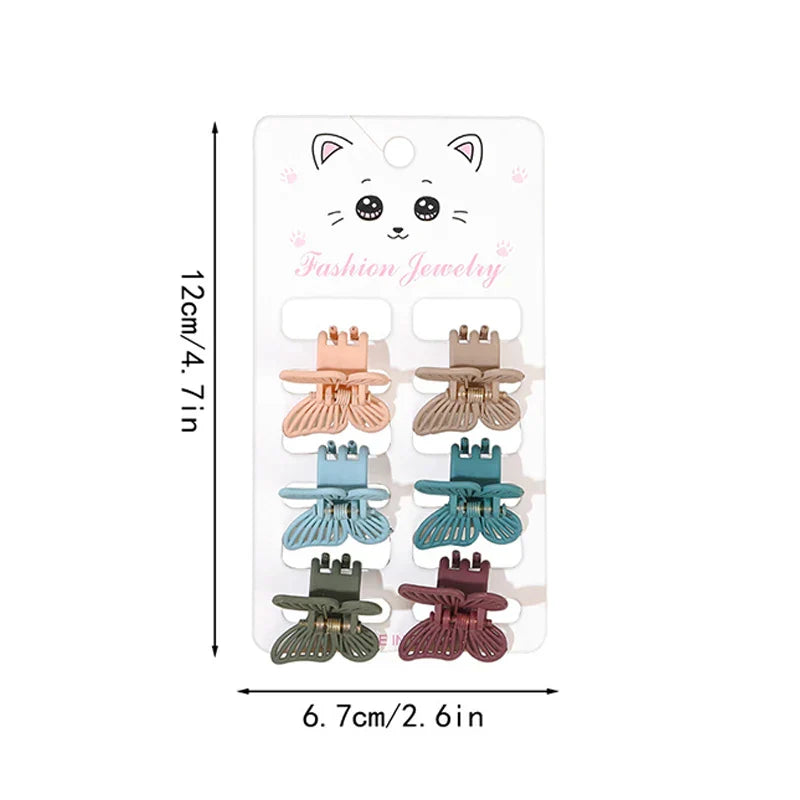 Hair Accessories For Women 6Pcs/Set Mini Crab Hair