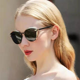 CLLOIO Fashion Polarized Sunglasses Women Cat Eye Driving