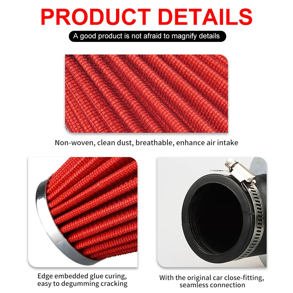 NIBBI Motorcycle Air Filter 4248mm Universal Carburetor Bend