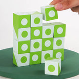 New 3D Montessori Geometry Puzzles Building Block Face