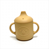 Children's Silicone Cup with Lid Learning Drinking Cup