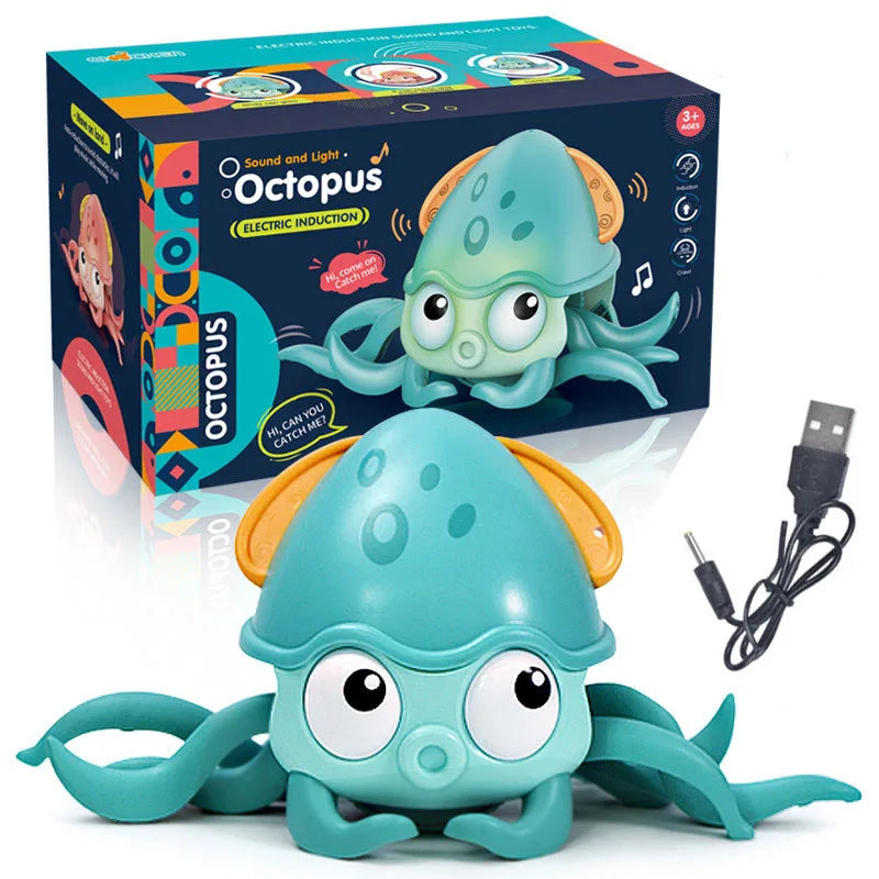 Kids Induction Escape Octopus Crab Crawling Toy Baby