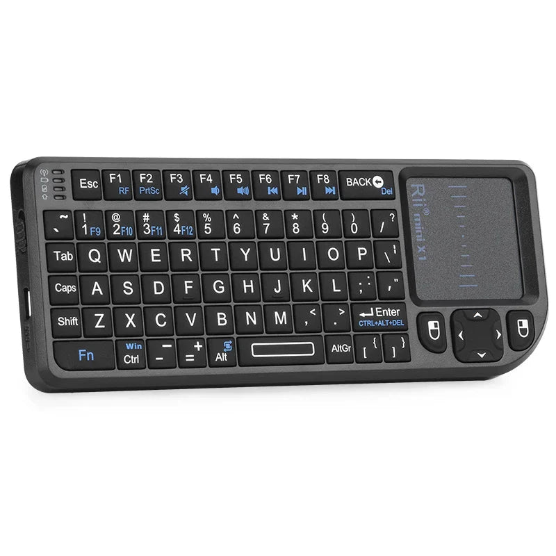 Rii X1 2.4GHz Mini Wireless Keyboard English/ES/FR Keyboards