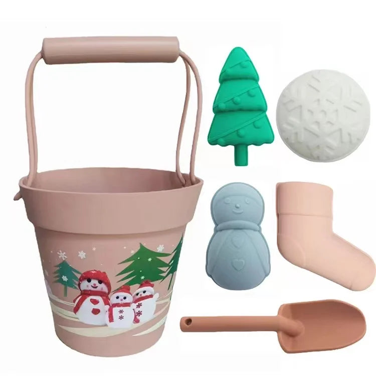 New Summer Beach Toys Kids Soft Silicone Sandbox
