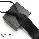New Suit Business Zipper Tie for Man 48*7cm