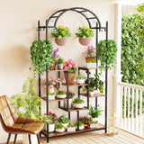 5-Tier Tall Indoor Plant Stand, 74.8'' Arched Metal