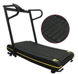 Home Fitness Small Manual Folding Curved Mechanical Treadmill