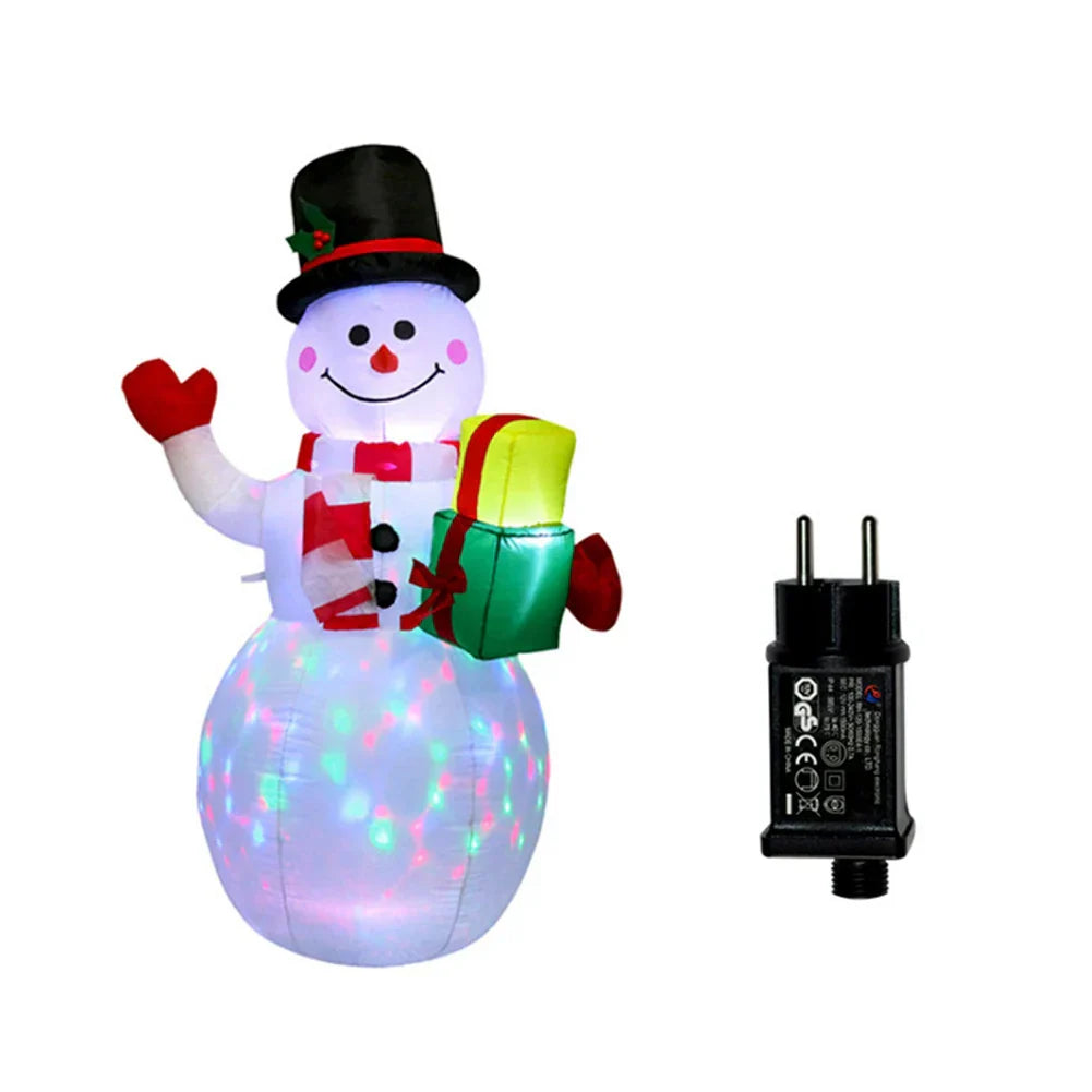 2.4M Christmas Inflatable Outdoor Doki Toy LED Light