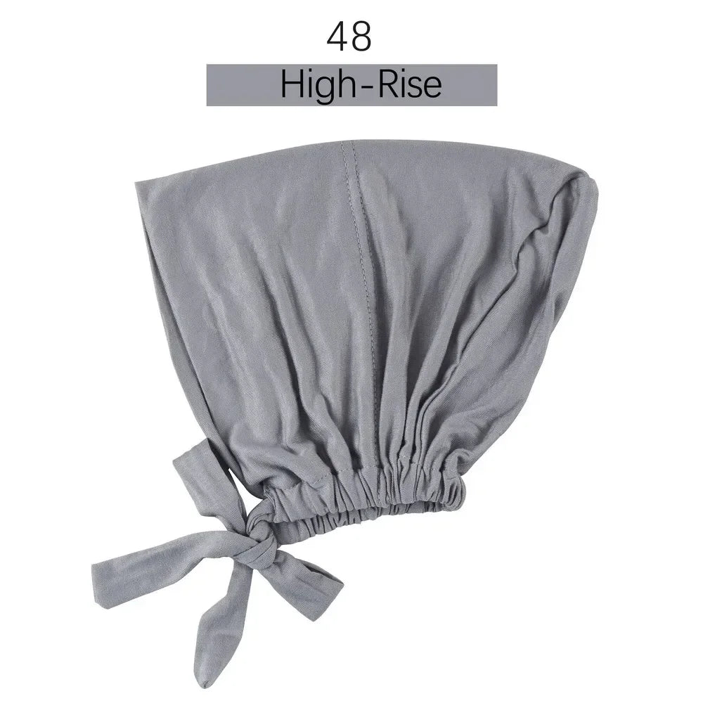 Inner Tie Back Hijab Cap Modal Turban Hat