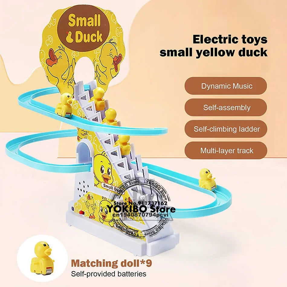 Baby Toys Electric Duck Track Slide Toys Boys