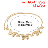 Belly Chain Aesthetic Sexy Fashion Vintage Butterfly Link