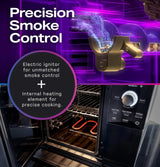GE Profile Smart Indoor Smoker with Active Smoke