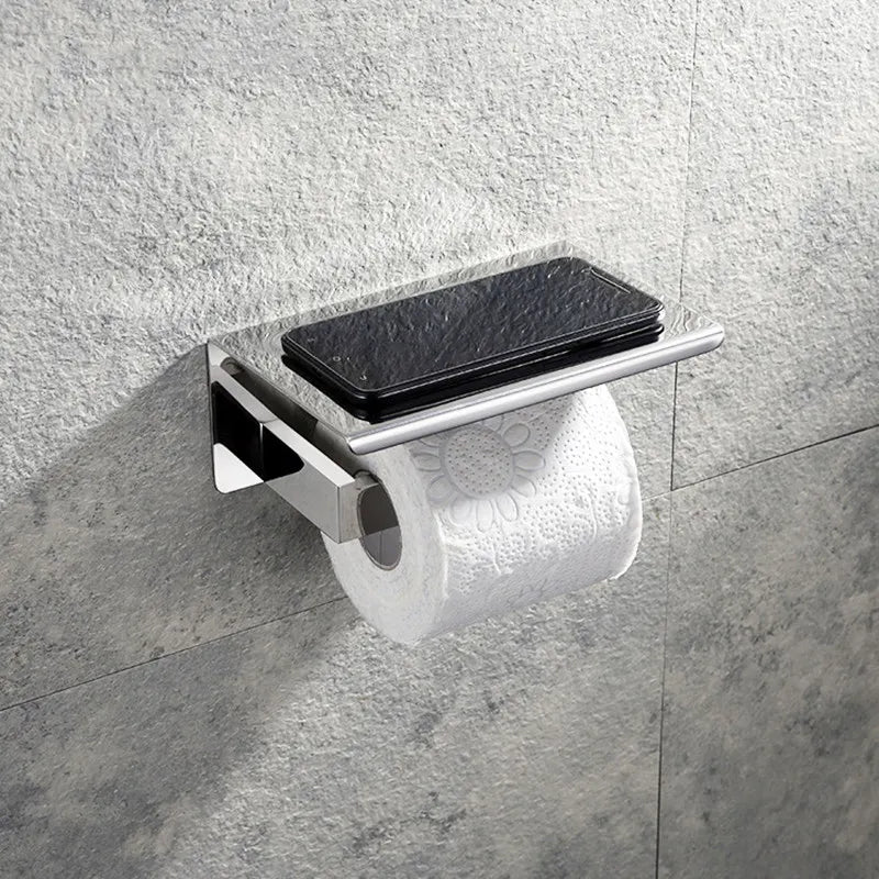 Mirror Chrome Polished Bathroom Hardware Stainless Steel Towel