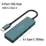 HUB USB C HUB 10Gbps Type-C 3.2 GEN