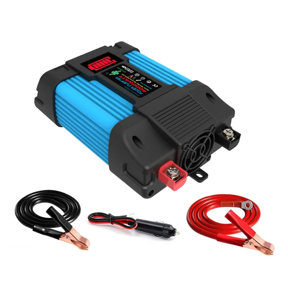 Car Power Inverter Battery Capacity Display Car Inverter